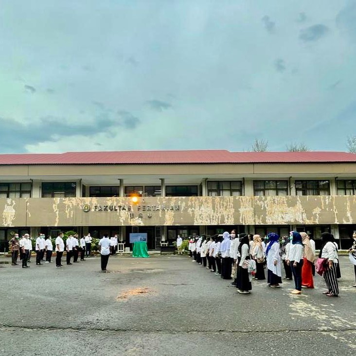 USU AGRICULTURE FACULTY CONDUCTS HYBRID MORNING APEL AIMING TO MAINTAIN AND INCREASE THE SENSE OF NATIONALITY, LOVE FOR THE COUNTRY